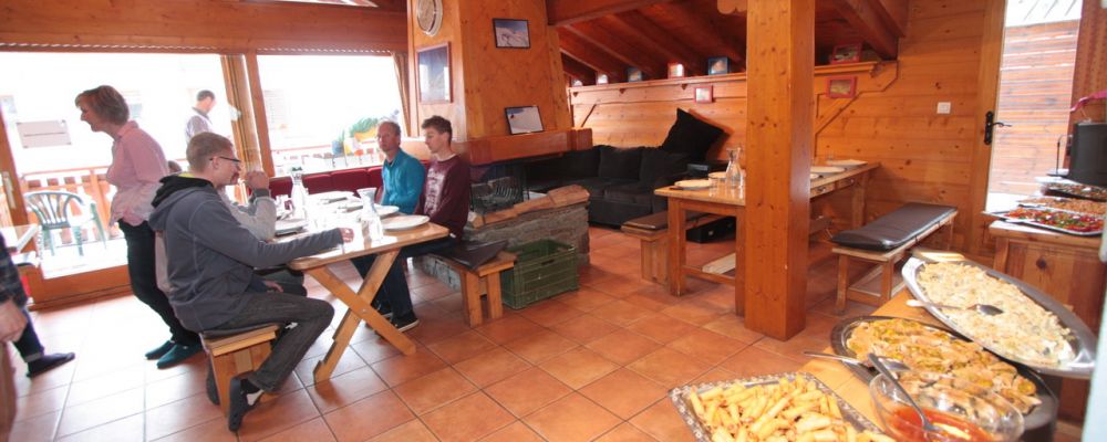 Chalet Le Marteret - Essensraum