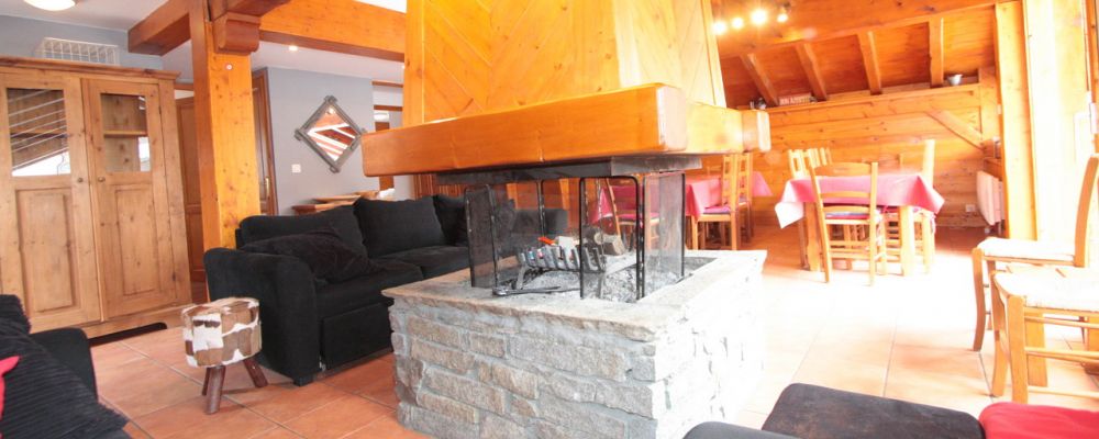 Chalet Le Marteret - Auftenthaltsraum