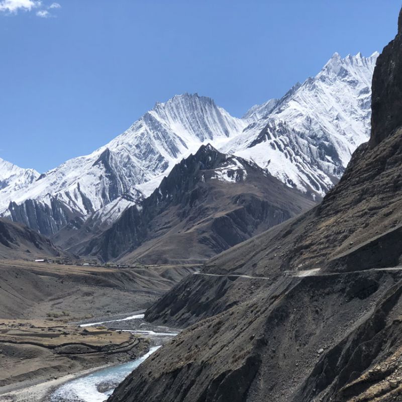 Enfield-Tour Himalaya Extreme himalaya, indien, motorrad, motorradreisen, touren, gruppenreise, rundfahrten, enfield, preiswert, günstig, Delhi, Pragpur, Bir, Jalori Pass, Gushaini, Sarahan, Nako, Tabo, Kaza, Chandra Valley, Rohtang Pass, Kunzum Pass, Keylong, Sural, Killar, Sach Pass