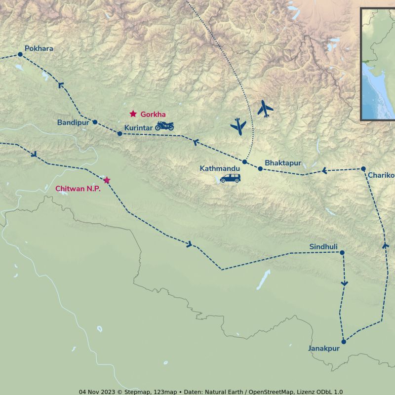 Enfield-Tour Nepal Magic Mountains